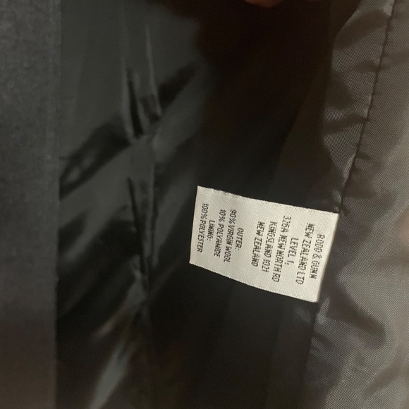 Rodd & Gunn Wool Pea Coat, Formal Overcoat with Double Buttons, Mens XL - Picture 4 of 7